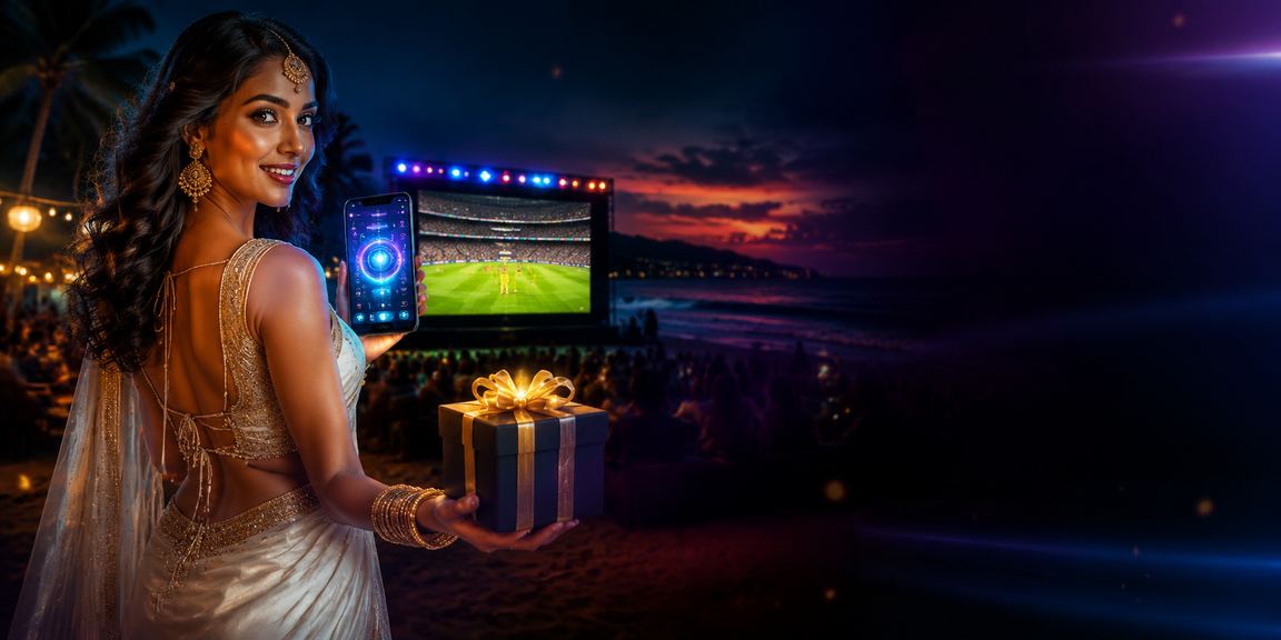 Celebration of IPL season promotion on mk1200 with festive players in Goa