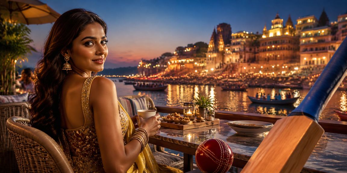 Player enjoying online Rummy in Varanasi